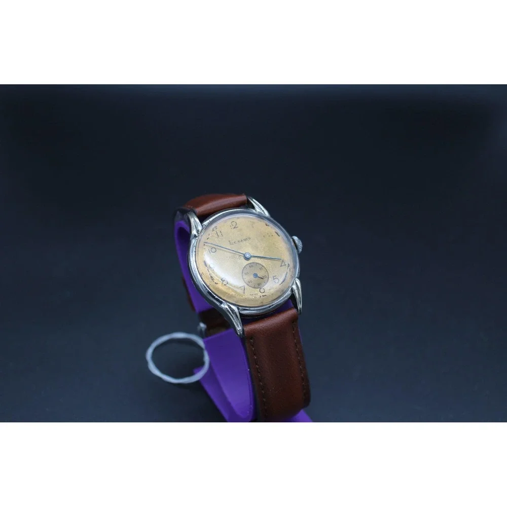 Vintage Lewanco Swiss 15 Jewel Manual Wind Watch Serviced Runs Great